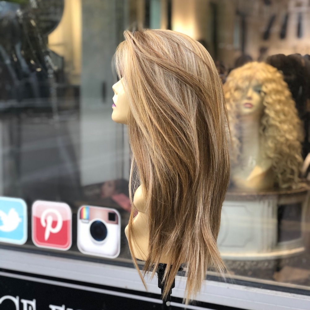 Blonde realistic wig human hair Blende special order one available